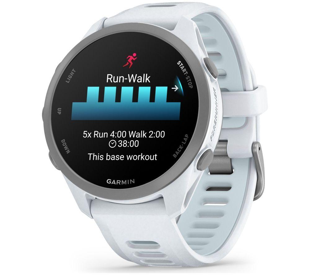 GARMIN Forerunner 170 Sports Watch - Whitestone & Cloud Blue, 43 mm image number 4 of 10