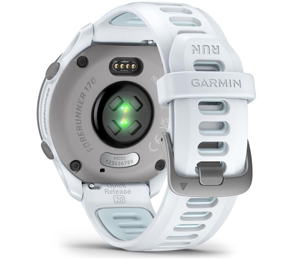 GARMIN Forerunner 170 Sports Watch - Whitestone & Cloud Blue, 43 mm image number 9 of 10