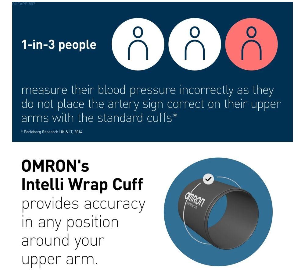 OMRON M4 Connect AFib Upper Arm Blood Pressure Monitor image number 4 of 6