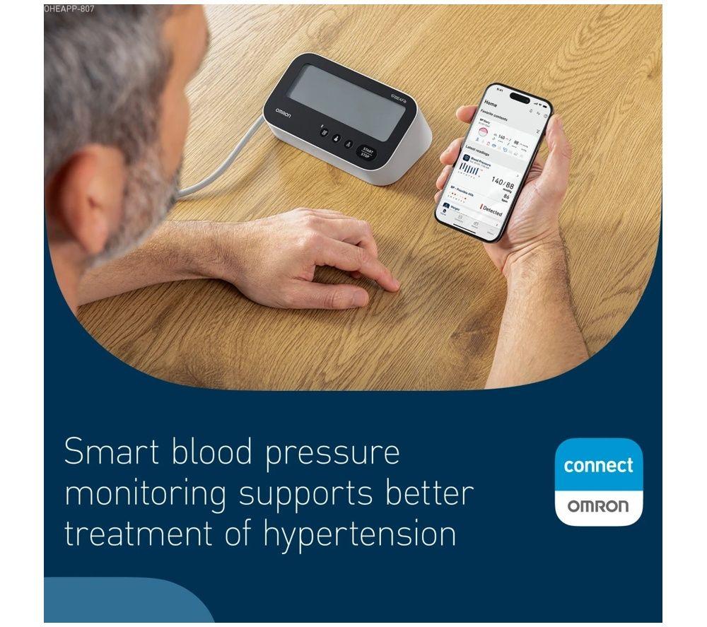 OMRON M4 Connect AFib Upper Arm Blood Pressure Monitor image number 5 of 6