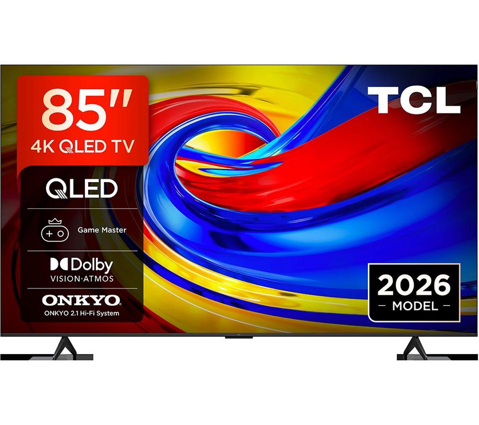 TCL P7L 85" QLED 4K HDR Smart Google TV 2026 - 85P7L-UK