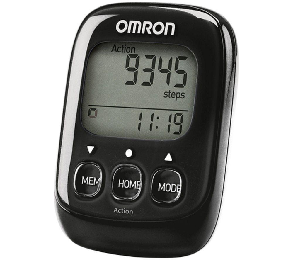 OMRON Walking Style IV Step Counter - Black image number 2 of 3