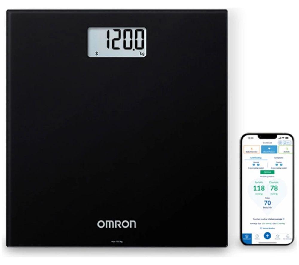 OMRON HN300T2 IntelÂ®i IT Bathroom Scale - Black
