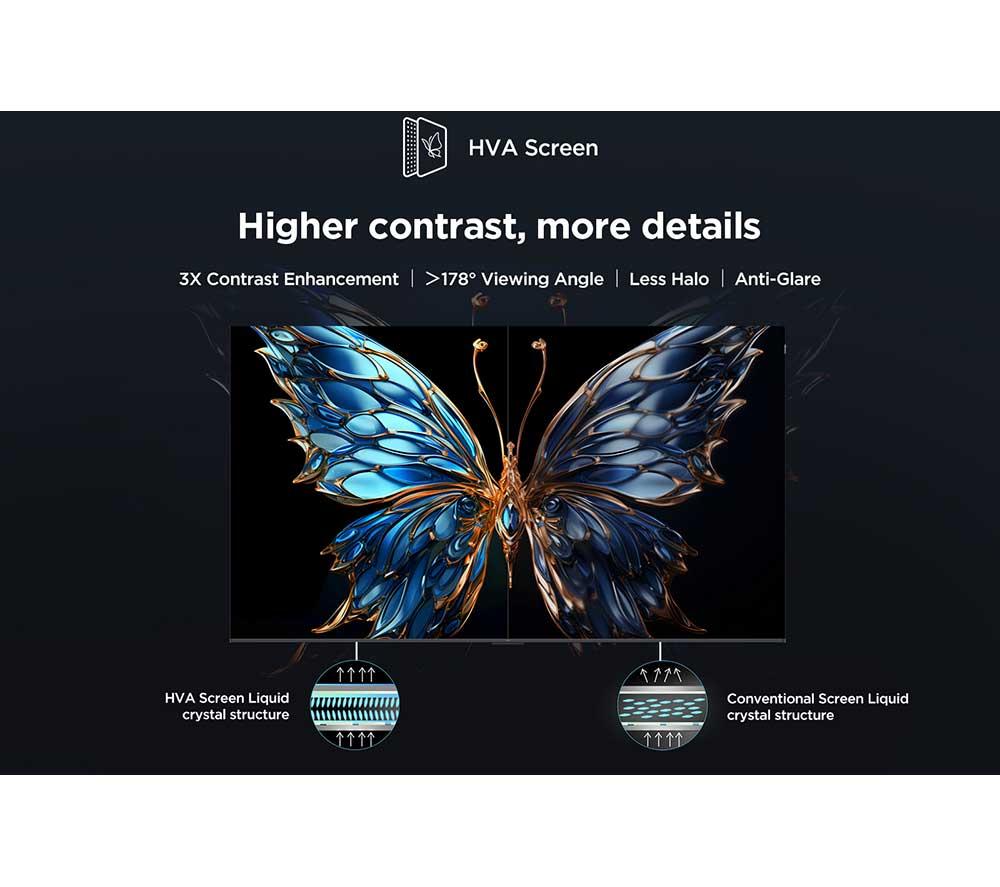 TCL P7L 43" QLED 4K HDR Smart Google TV 2026 - 43P7L-UK image number 12 of 15