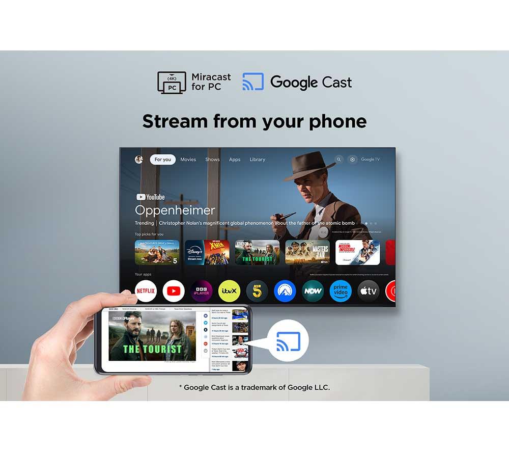 TCL P7L 43" QLED 4K HDR Smart Google TV 2026 - 43P7L-UK image number 13 of 15