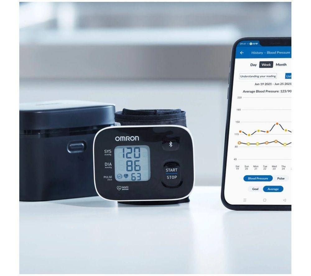 OMRON RS3 HEM-6161T-E Wrist Blood Pressure Monitor image number 3 of 4