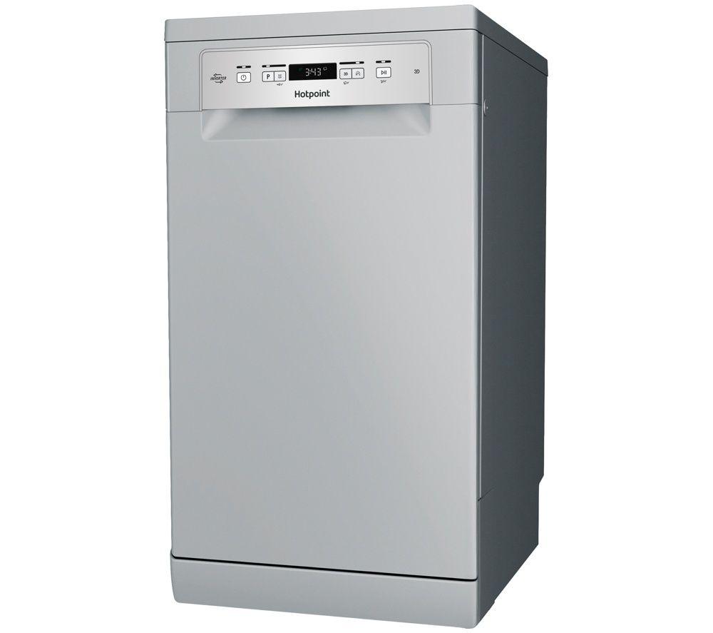 HOTPOINT HP3FC10BS7A0SUK Slimline Dishwasher - Silver image number 9 of 9