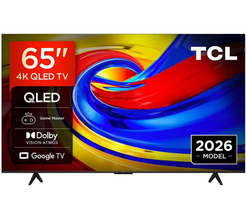 Tcl 65" P7l Qled 4K Hdr Smart Google Tv 2026 - 65P7l-Uk, Black