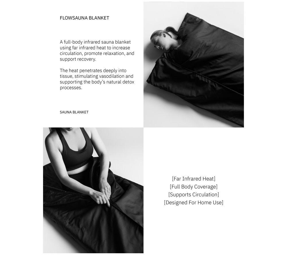 FLOWLIFE FLSBV1 Flowsauna Blanket Pro - Black image number 3 of 4