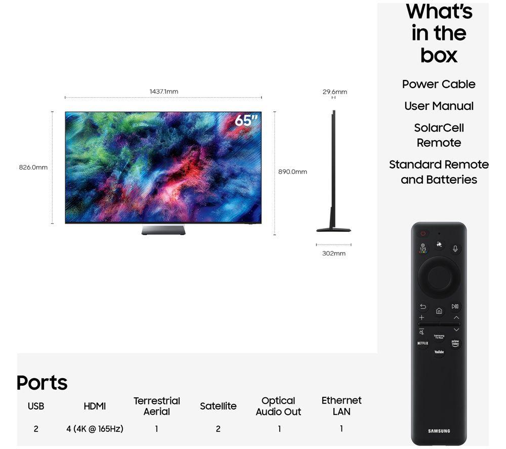 SAMSUNG R95H 65" Micro RGB 4K Smart AI TV 2026 - MRE65R95H image number 5 of 7