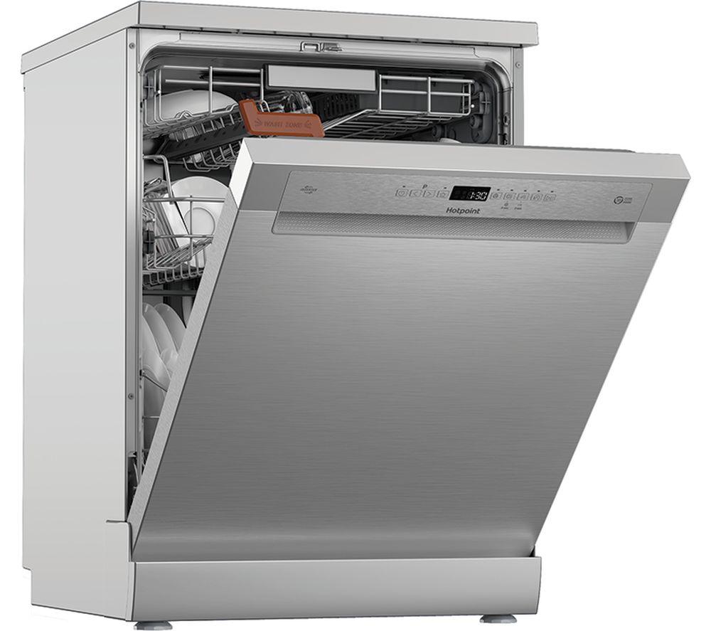 HOTPOINT Maxi Space H8F HP51X UK Full-size Dishwasher - Stainless Steel image number 3 of 13