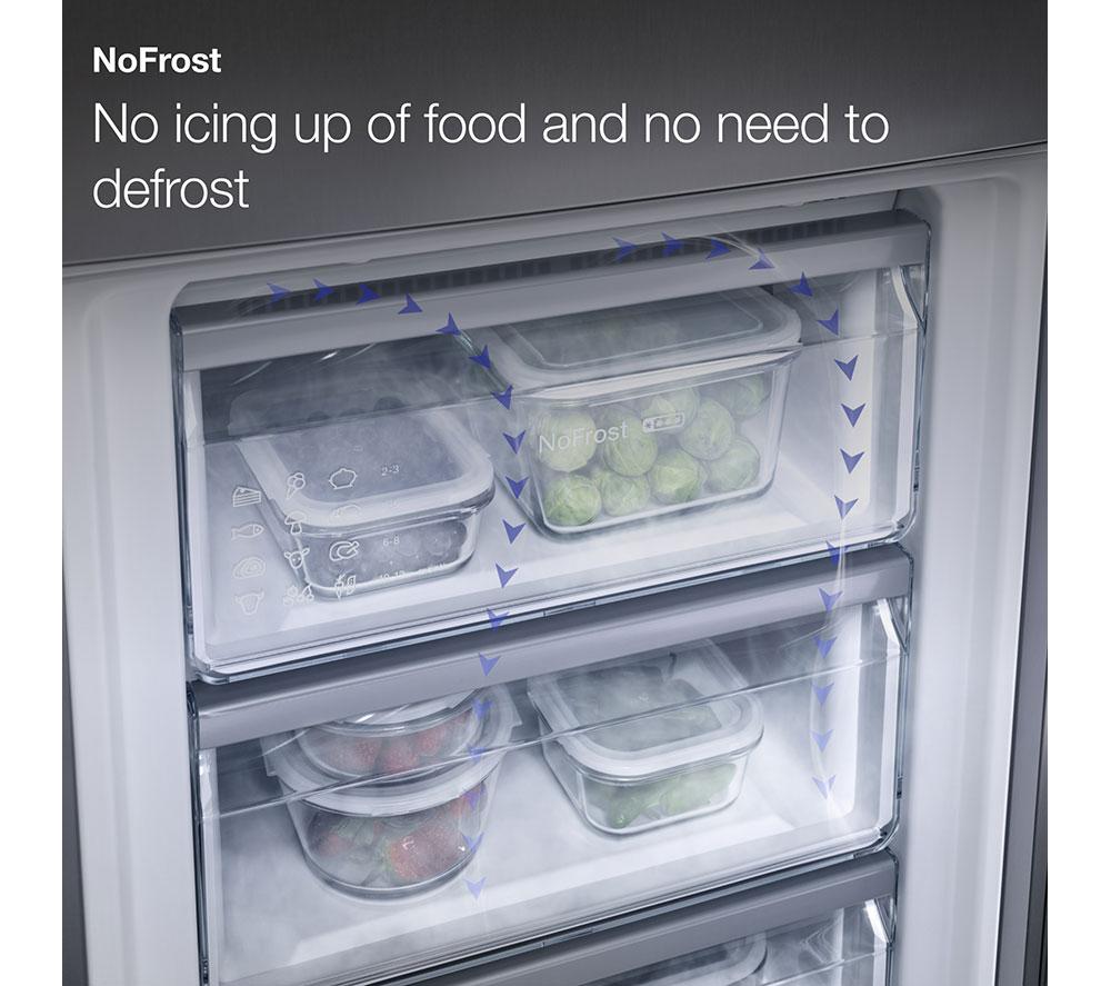 MIELE KFN 4375 BD 60/40 Fridge Freezer - Silver image number 7 of 11