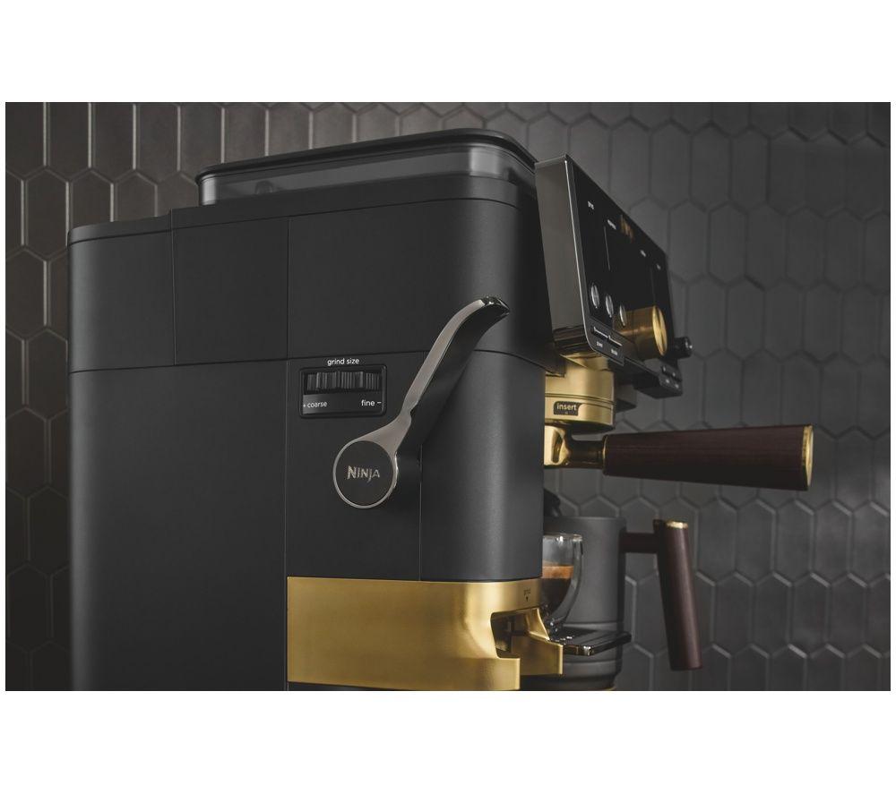 NINJA Luxe Caf&eacute; Pro by David Beckham ES771UKBK Bean to Cup Coffee Machine - Black & Gold image number 5 of 8