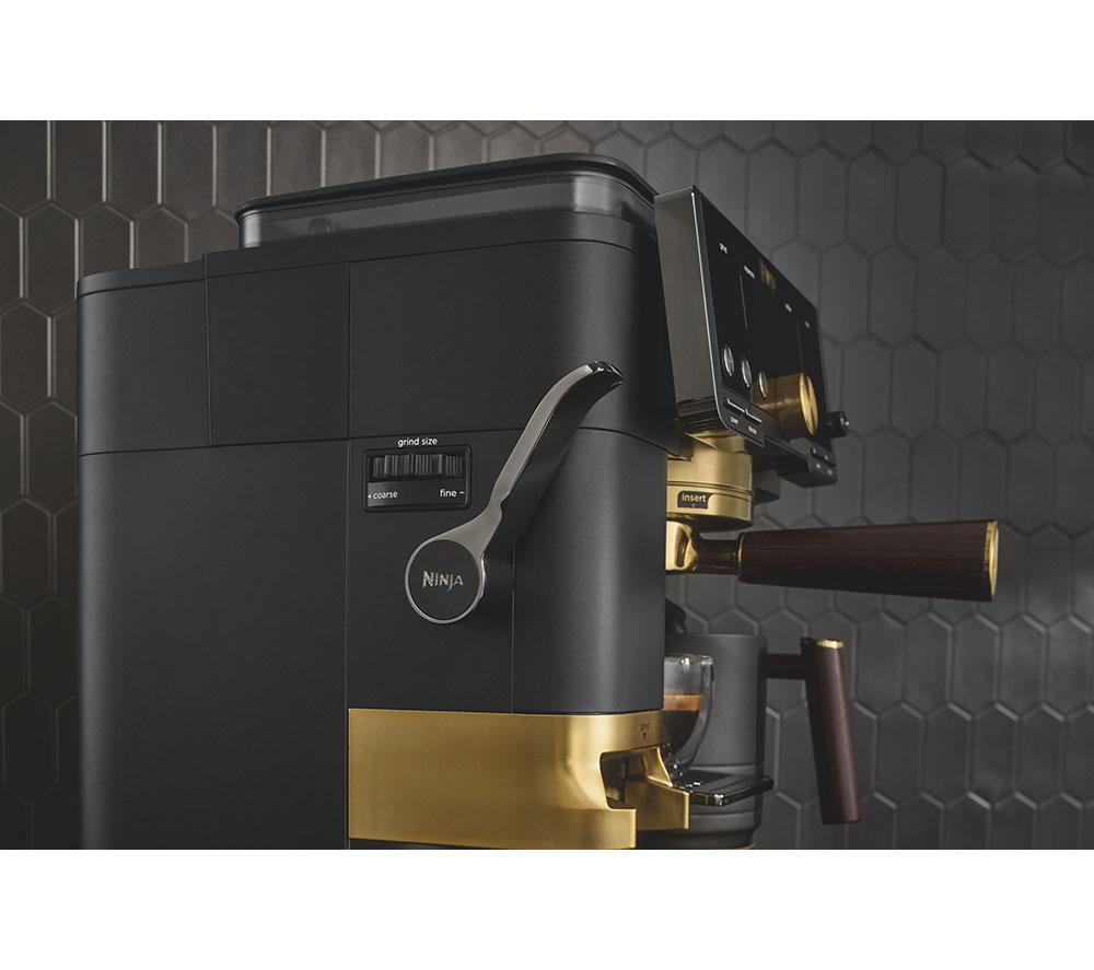 NINJA Luxe Caf&eacute; Pro by David Beckham ES771UKBK Bean to Cup Coffee Machine - Black & Gold image number 12 of 16