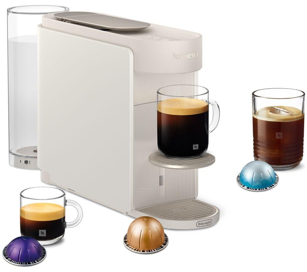 NESPRESSO by De'Longhi Vertuo Up ENV200.W Smart Coffee Machine - Pearl White