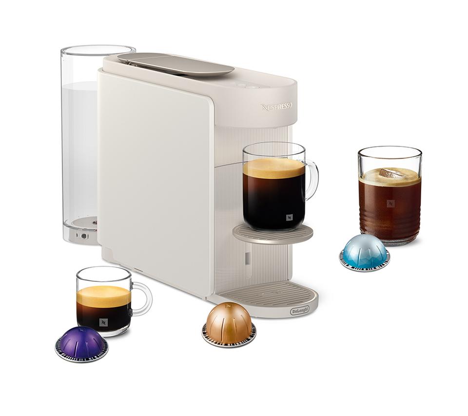 NESPRESSO by De'Longhi Vertuo Up ENV200.W Smart Coffee Machine - Pearl White