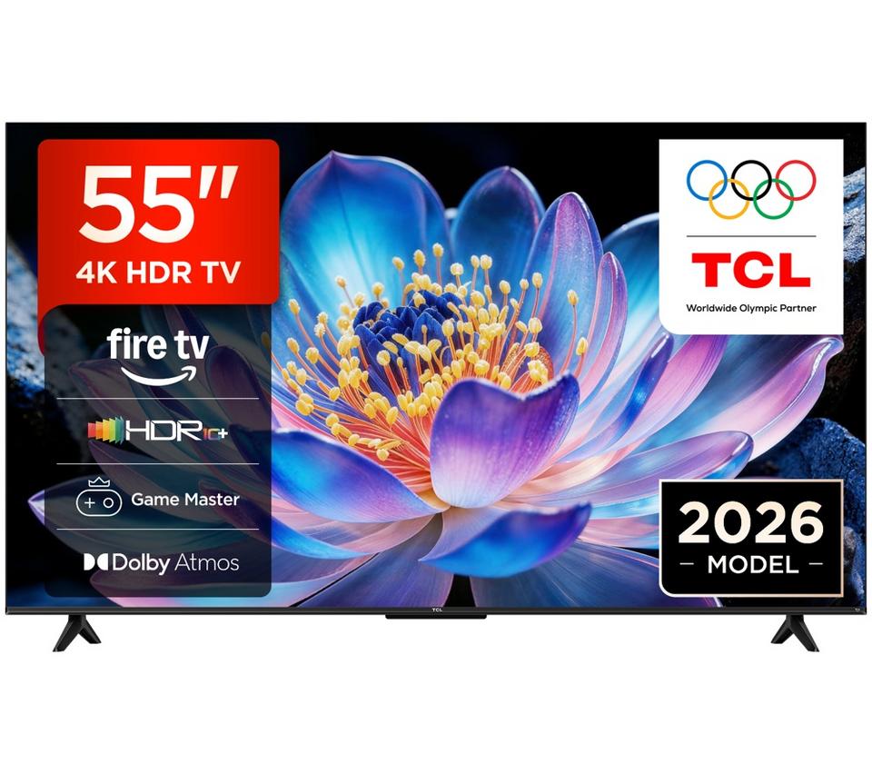TCL V6D 55" LED 4K HDR Smart Fire TV 2026 - 55V6D-UK