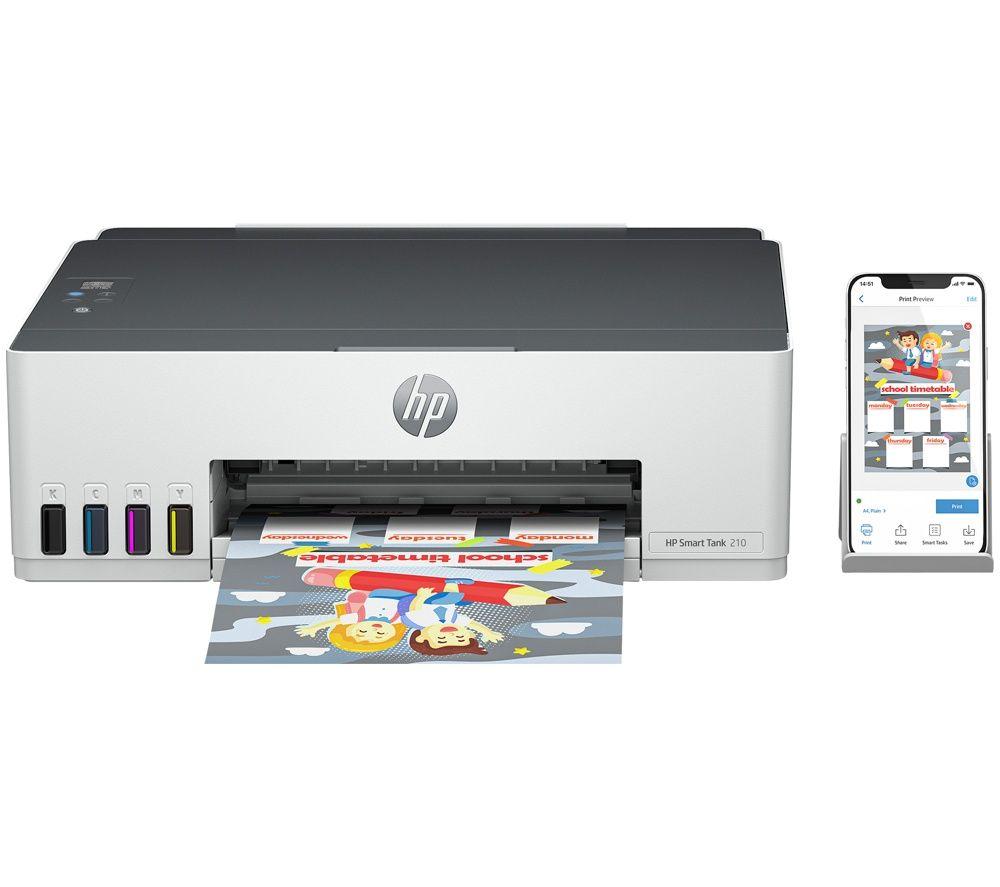 HP Smart Tank 210 Wireless Inkjet Printer image number 7 of 9