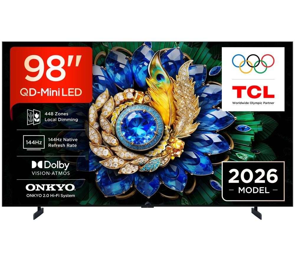 TCL A400M 98inch Premium QD-Mini LED 4K HDR Smart Google TV 2026 - 98A400M-UK
