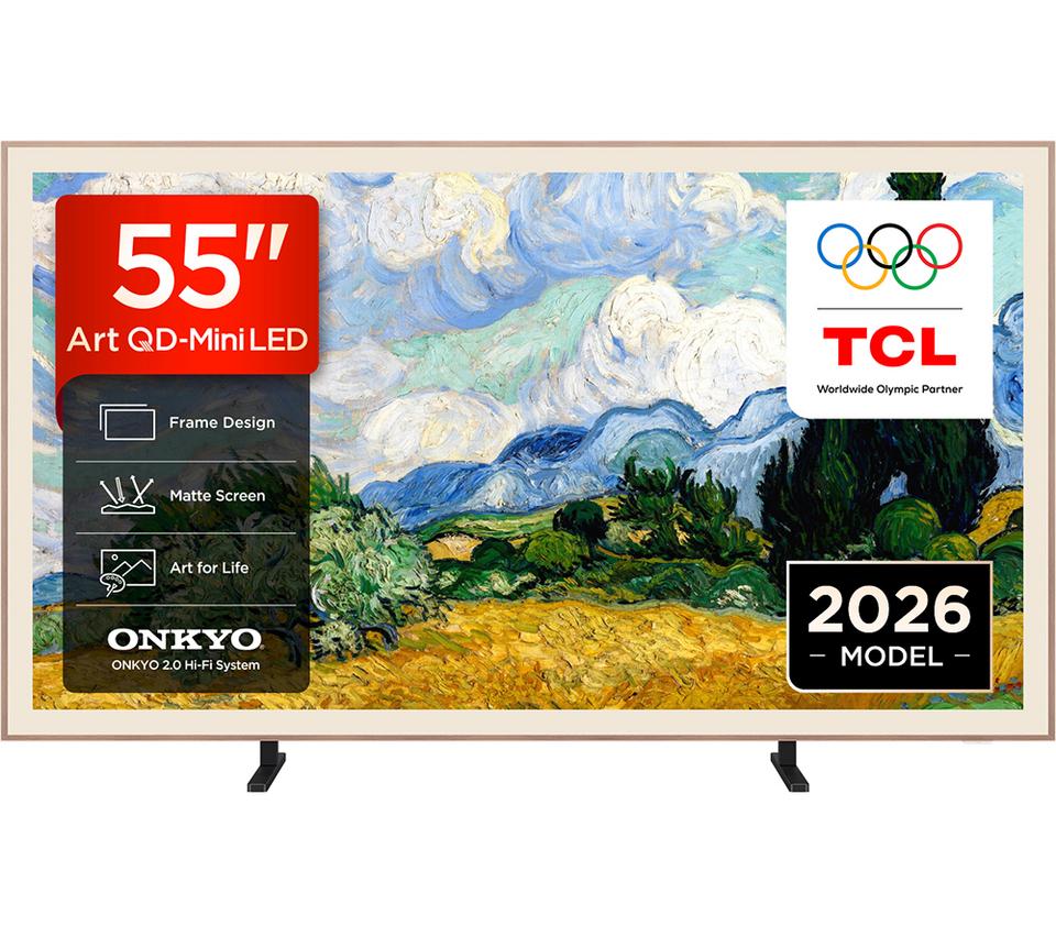 TCL NXTVISION A400 Pro 55" QD Mini LED 4K HDR Smart Google TV - 55A400 PRO-UK
