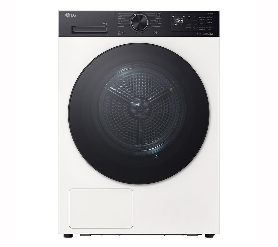 LG Series 5 RHX5010THB WiFi-enabled 10 kg Heat Pump Tumble Dryer - White