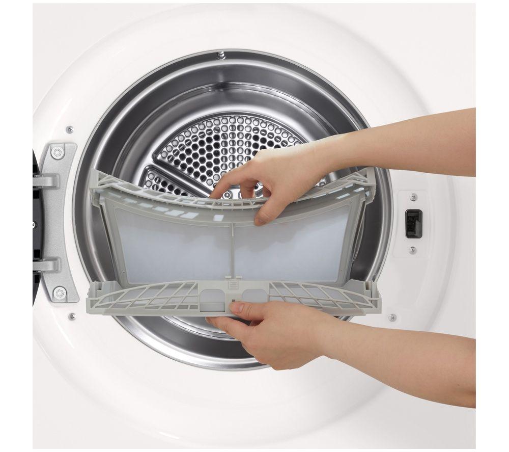 LG Series 5 RHX5010THB WiFi-enabled 10 kg Heat Pump Tumble Dryer - White image number 2 of 8