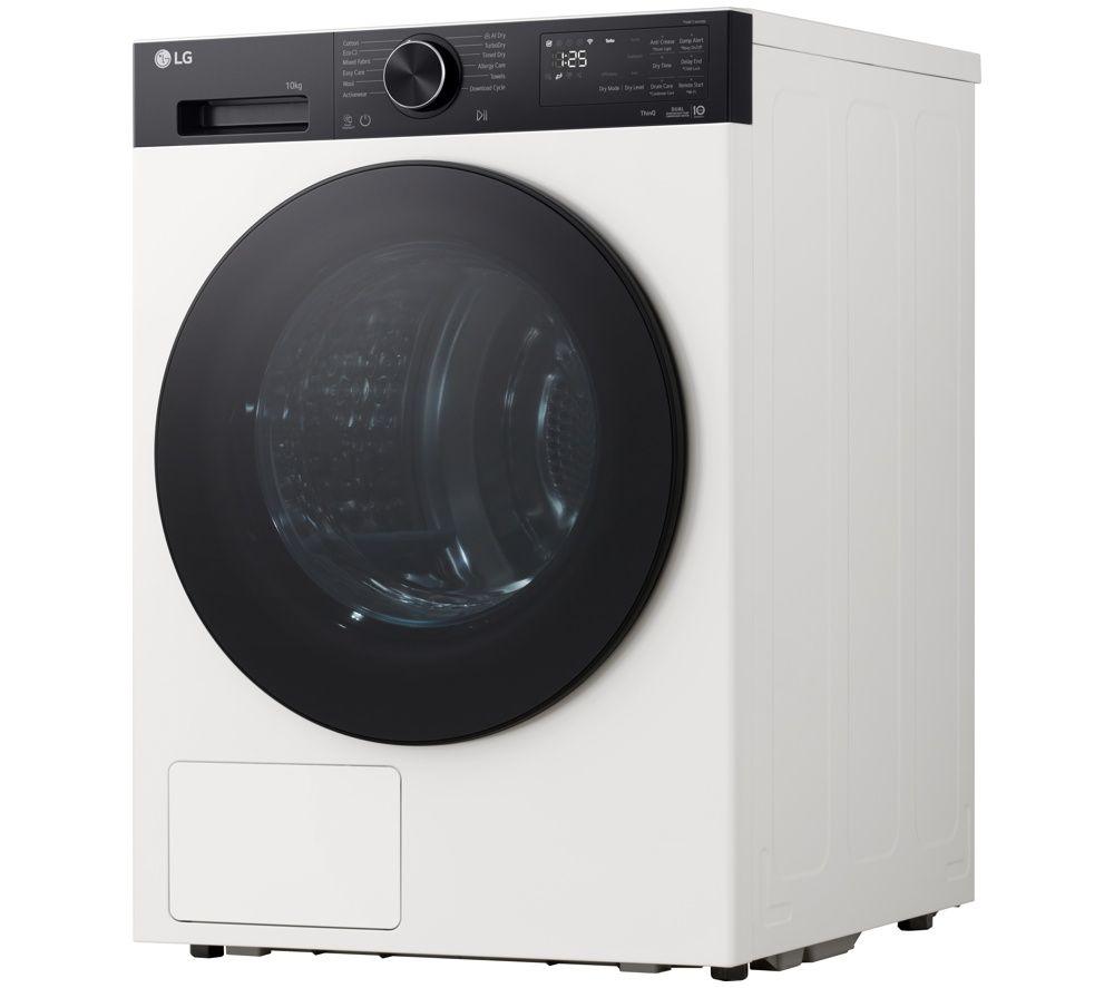 LG Series 5 RHX5010THB WiFi-enabled 10 kg Heat Pump Tumble Dryer - White image number 3 of 8