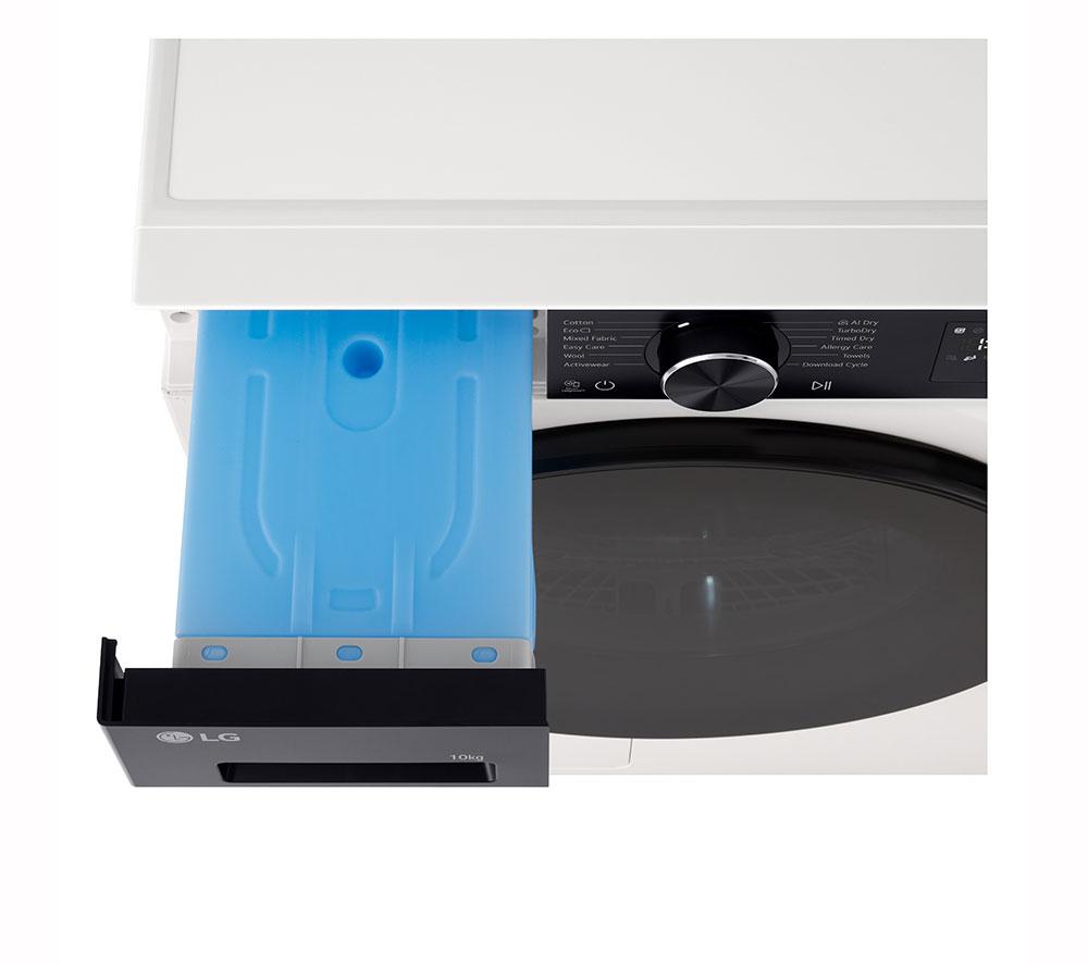 LG Series 5 RHX5010THB WiFi-enabled 10 kg Heat Pump Tumble Dryer - White image number 11 of 17