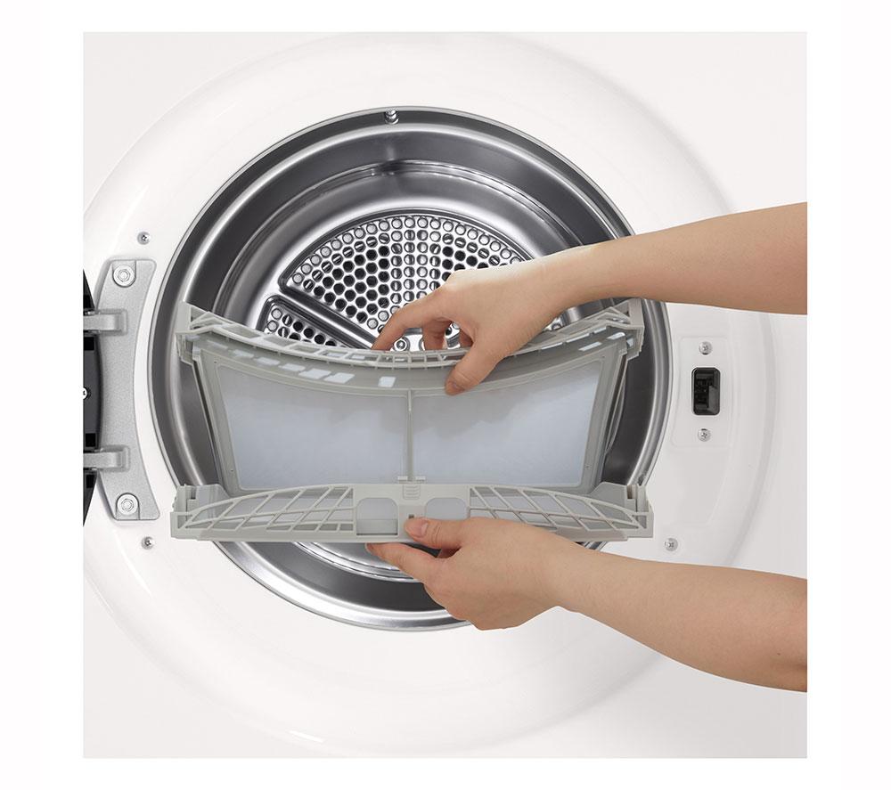 LG Series 5 RHX5010THB WiFi-enabled 10 kg Heat Pump Tumble Dryer - White image number 16 of 17
