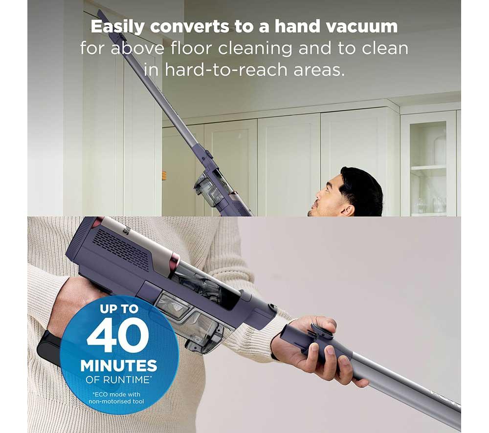 SHARK PowerLite Clean & Empty Pet BU3621UKT Cordless Vacuum Cleaner - Glacier Blue image number 8 of 13