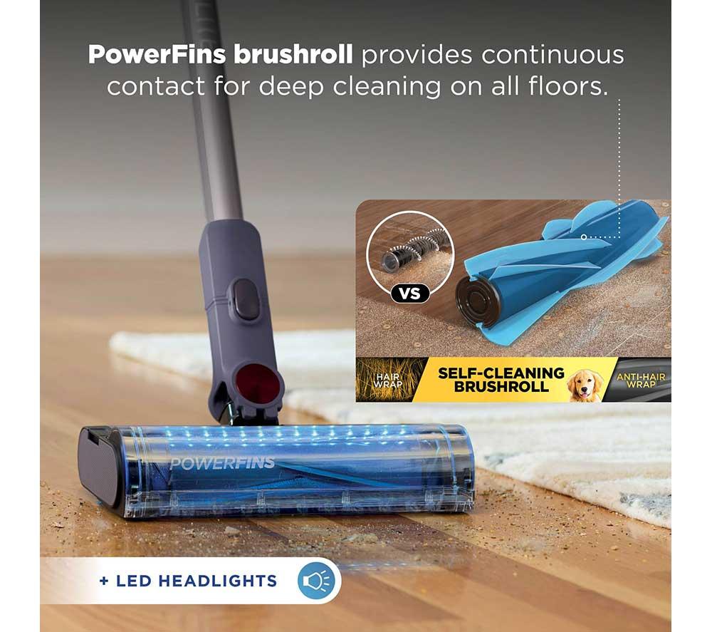 SHARK PowerLite Clean & Empty Pet BU3621UKT Cordless Vacuum Cleaner - Glacier Blue image number 10 of 13