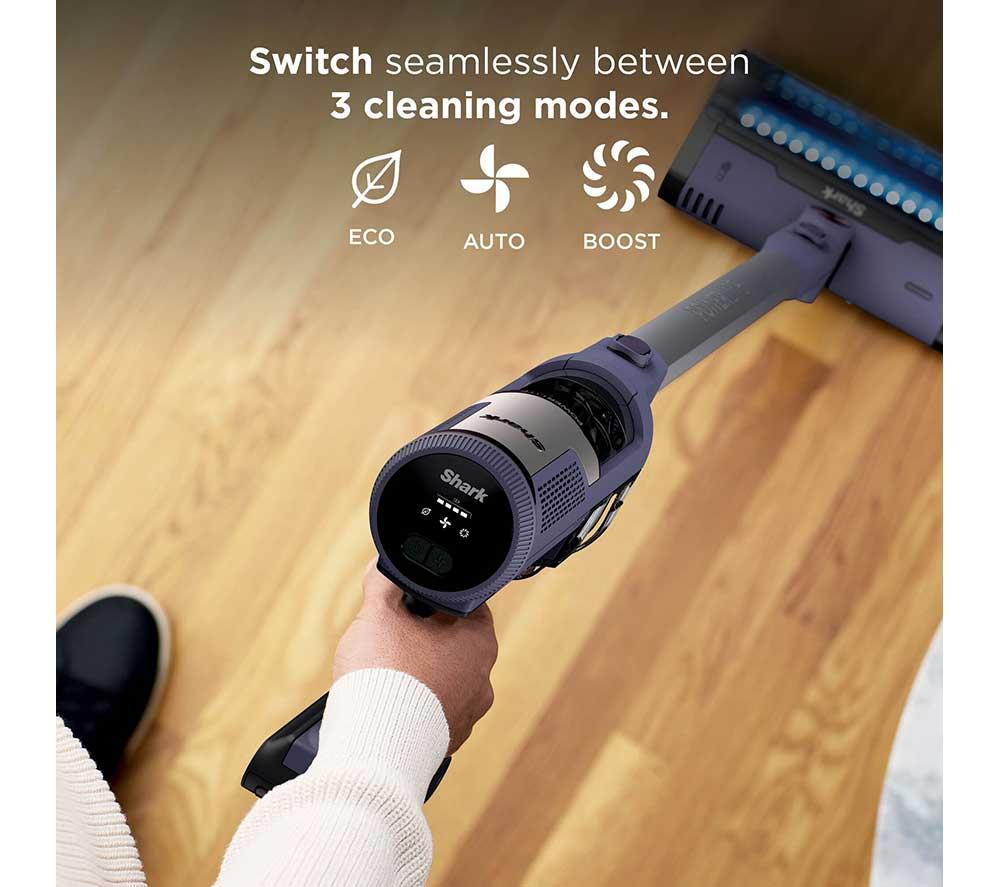 SHARK PowerLite Clean & Empty Pet BU3621UKT Cordless Vacuum Cleaner - Glacier Blue image number 11 of 13