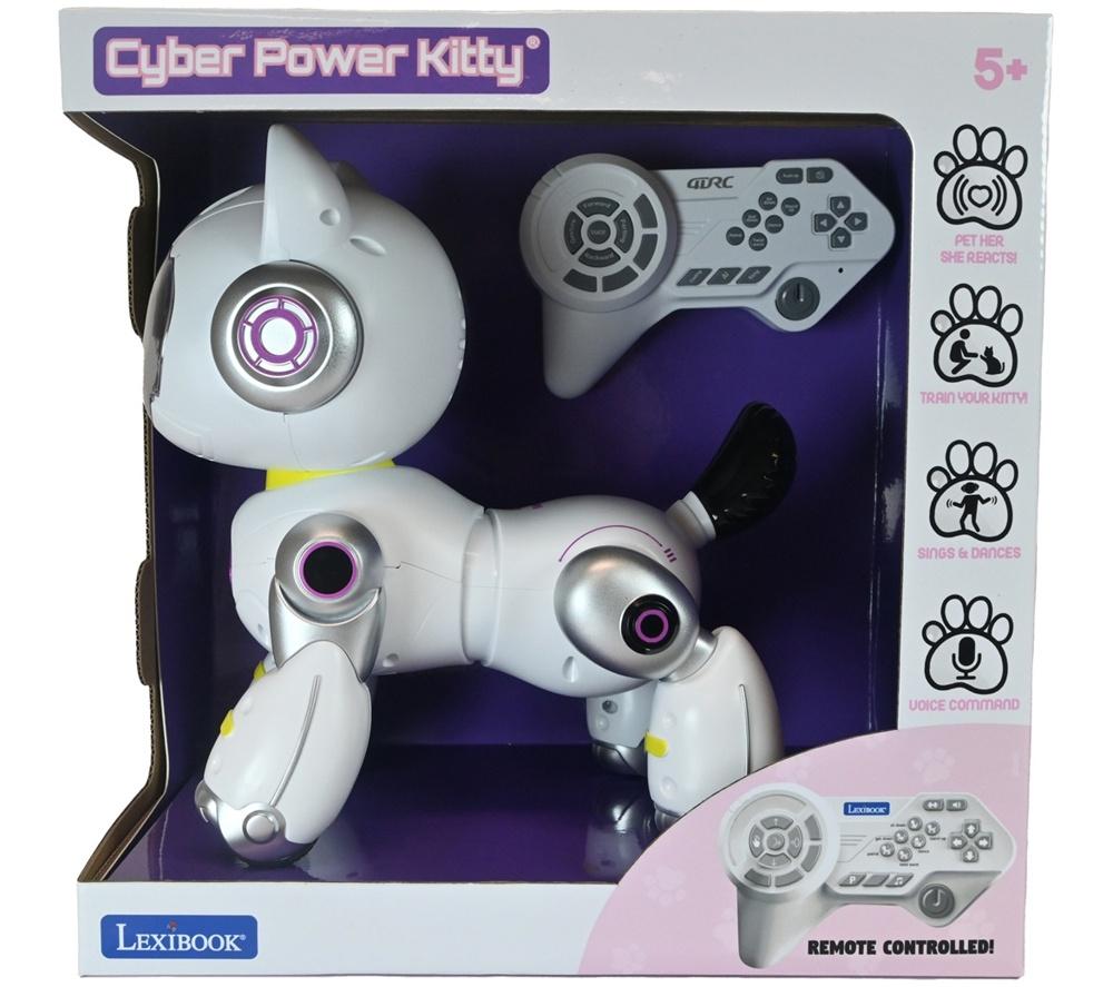 LEXIBOOK KITTY05EN Cyber Power Kitty Robot - White image number 3 of 3