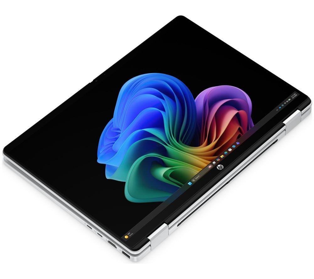 HP OmniBook 5 Flip NGAI 14" 2 in 1 Laptop - Intel&reg; Core&trade; Ultra 7, 512 GB SSD, Silver image number 3 of 9