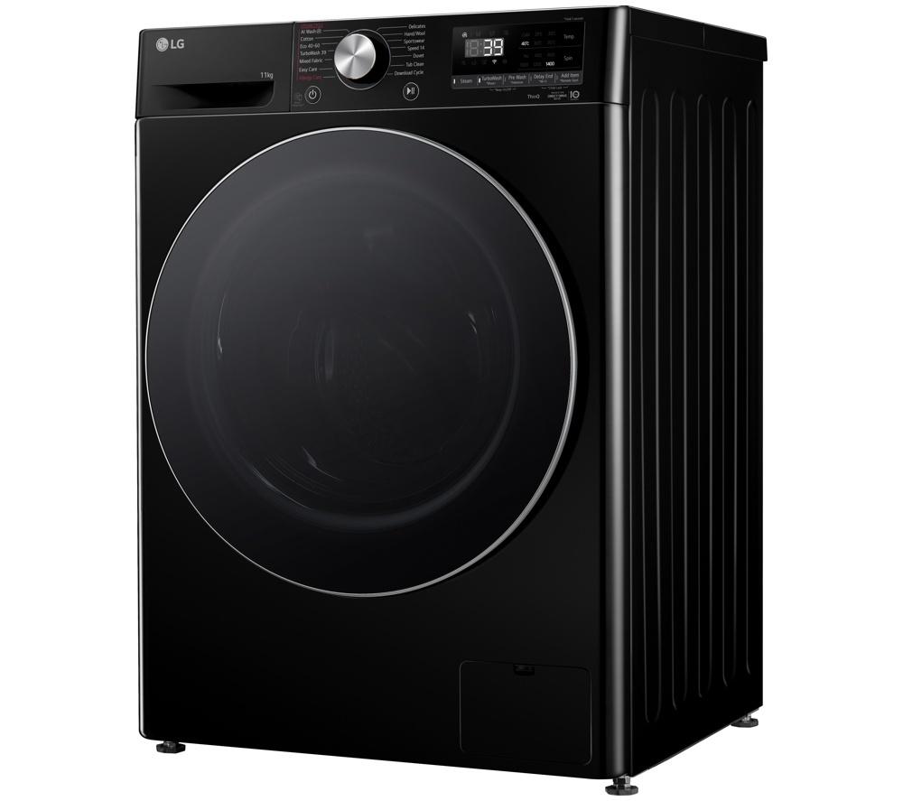 LG ELCTRNC Series 4 Pro F4Y711NCTN1 WiFi-enabled 11 kg 1400 Spin Washing Machine &ndash; Black image number 14 of 16