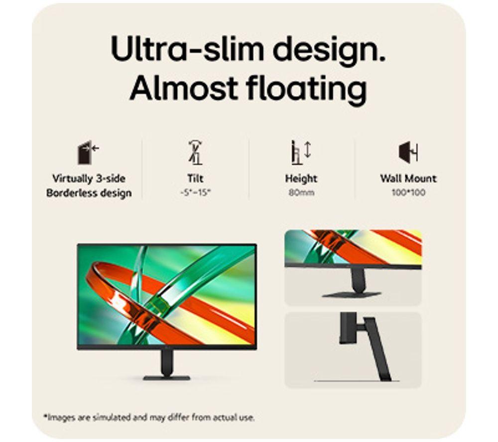 LG UltraFine 27U711B-B 4K Ultra HD 27" IPS Monitor - Black image number 6 of 8