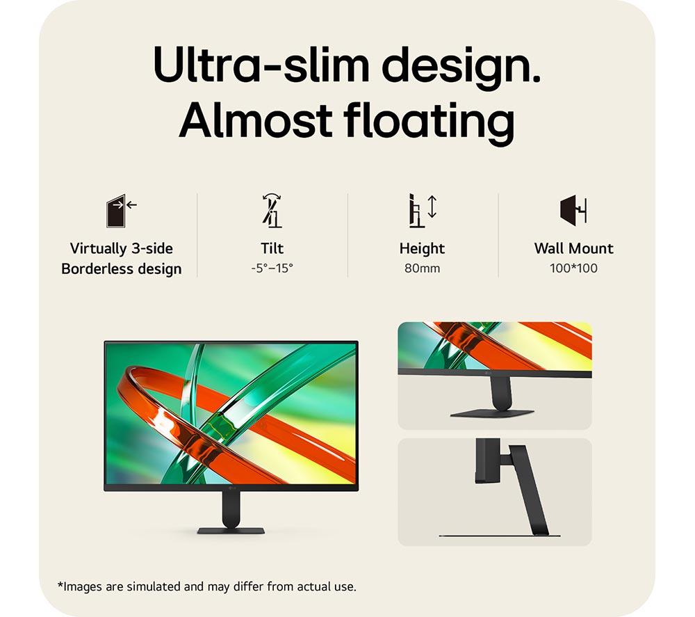 LG UltraFine 27U711B-B 4K Ultra HD 27" IPS Monitor - Black image number 9 of 13