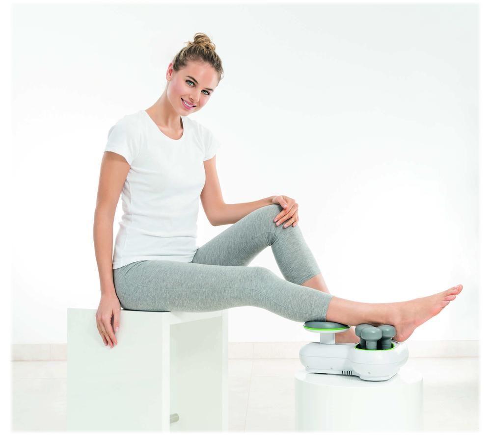 BEURER FM 200 Achillomed Tendon Massager - White & Grey image number 2 of 4