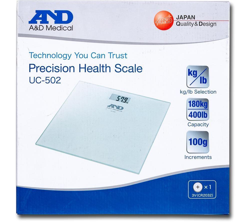 A&D MEDICAL UC-502 Bathroom Scales - White image number 2 of 3