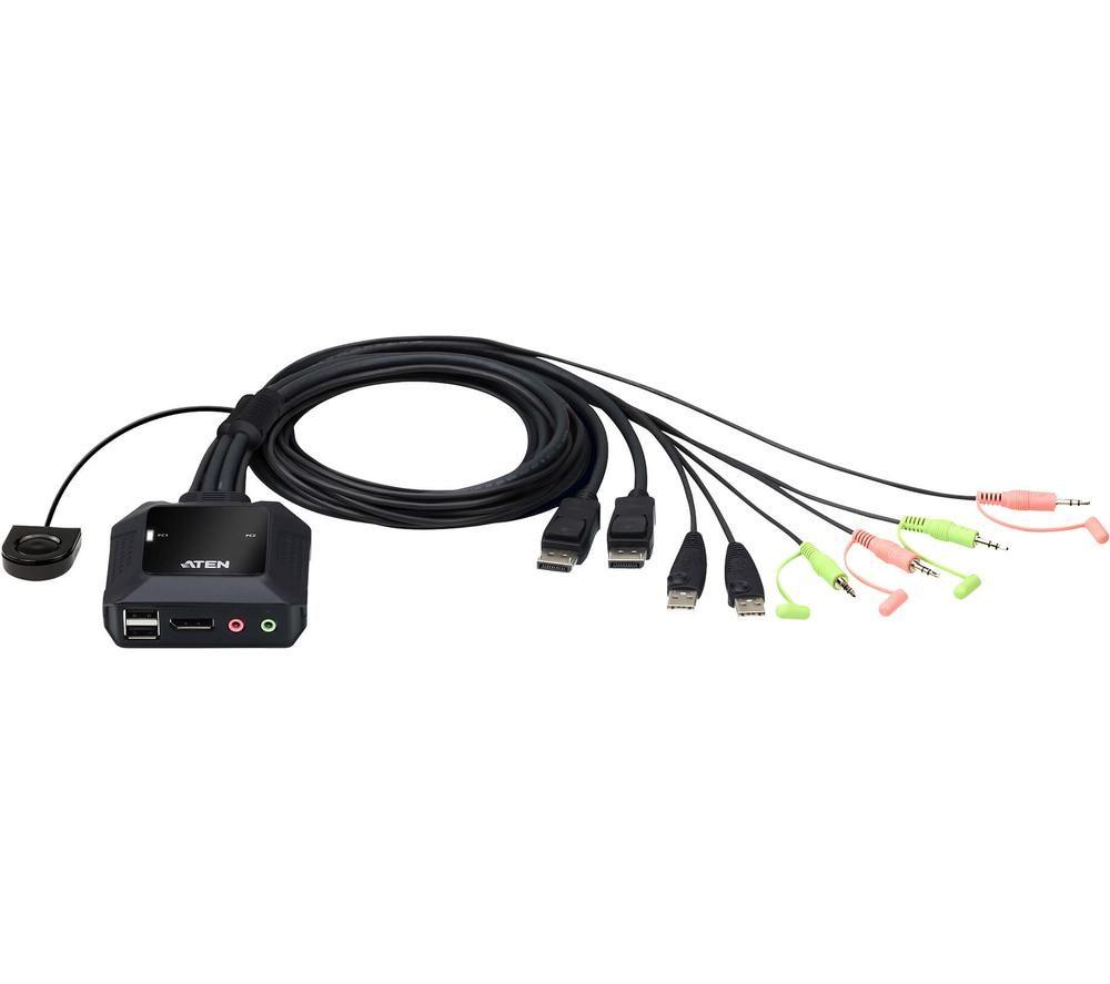ATEN CS22DP 2-Port USB DisplayPort Cable KVM Switch image number 6 of 6