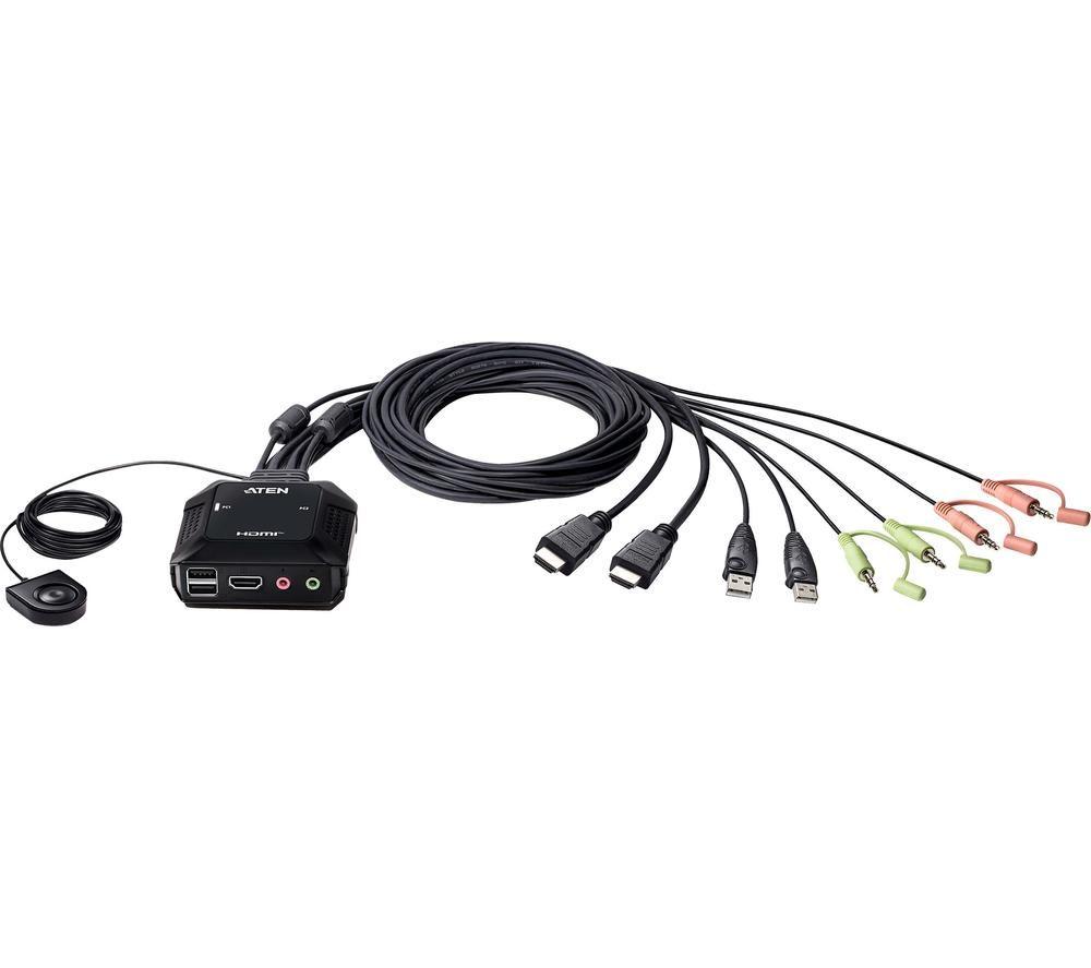 ATEN CS22H 2-Port USB HDMI KVM Switch image number 3 of 4