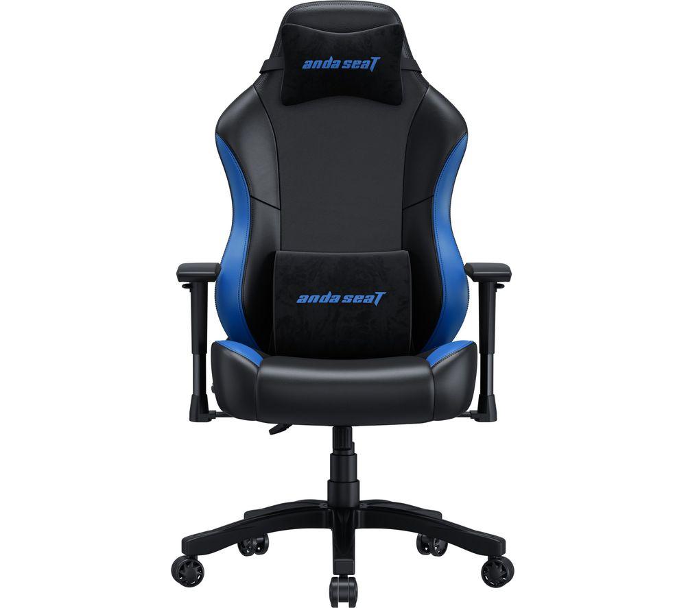 Anda Seat Black/Blue Luna Gaming Armchair Padded Seat - Image 3