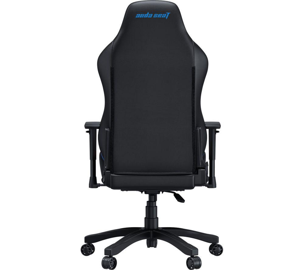 ANDASEAT Luna Premium Gaming Chair - Black & Blue image number 2 of 7