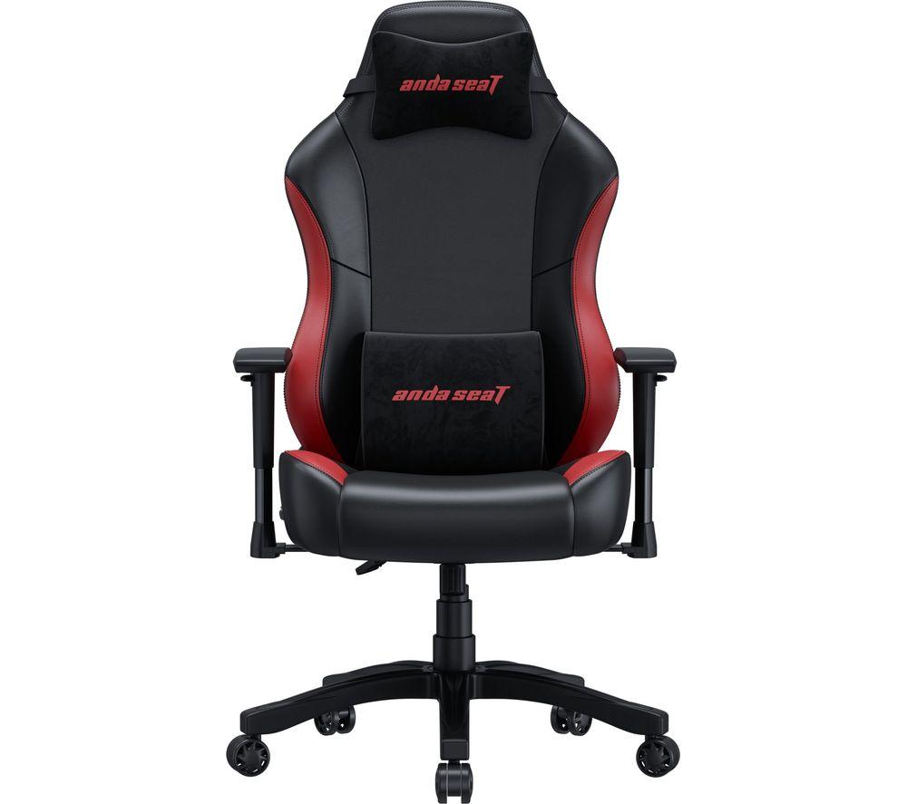 Anda Seat Black/Red Luna Gaming Armchair Padded Seat - Image 4