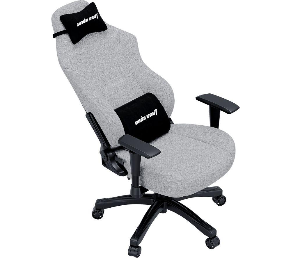 ANDASEAT Luna Premium Gaming Chair - Grey image number 4 of 11
