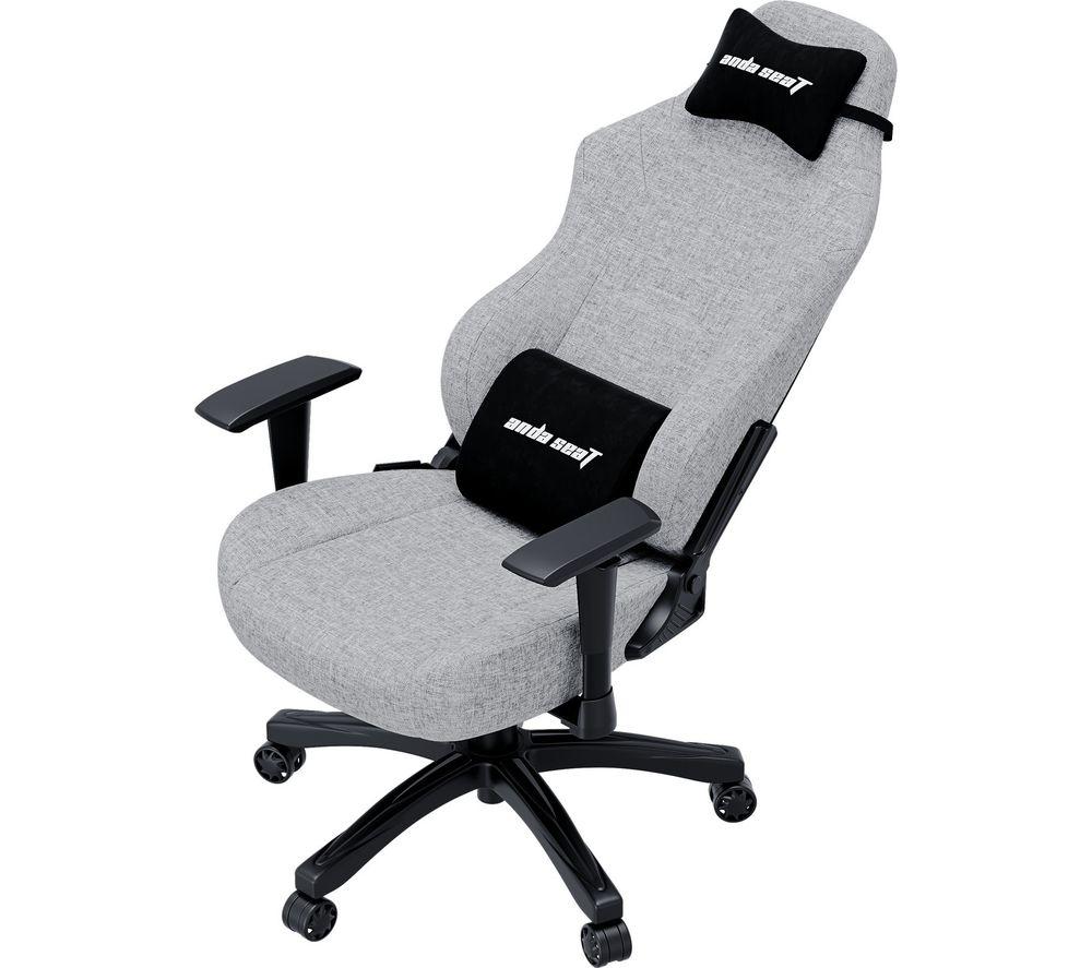ANDASEAT Luna Premium Gaming Chair - Grey image number 6 of 11