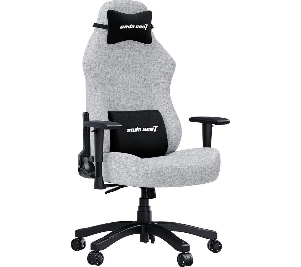 ANDASEAT Luna Premium Gaming Chair - Grey image number 8 of 11
