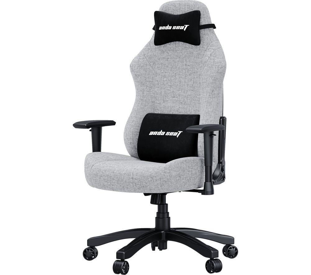 ANDASEAT Luna Premium Gaming Chair - Grey image number 9 of 11