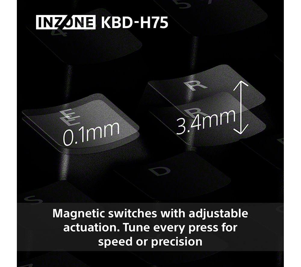 SONY INZONE KBD-H75 Gaming Keyboard - Black image number 4 of 15