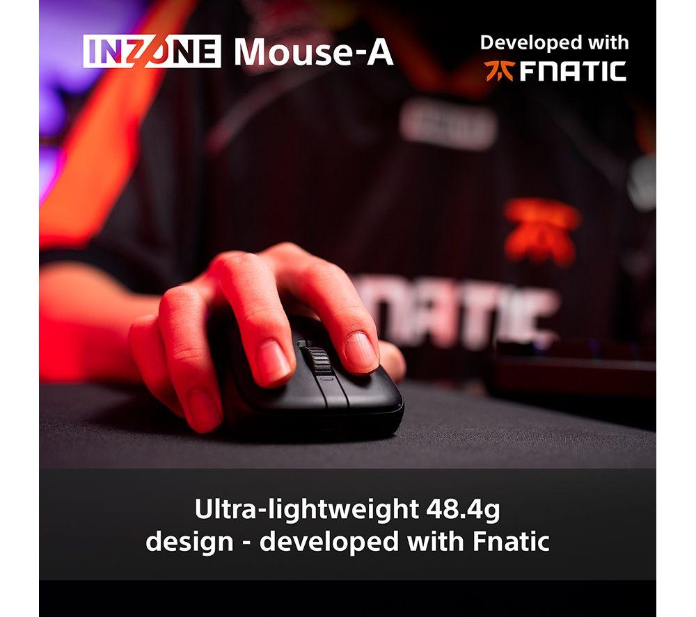 SONY INZONE Mouse-A Wireless Optical Gaming Mouse - Black image number 3 of 17